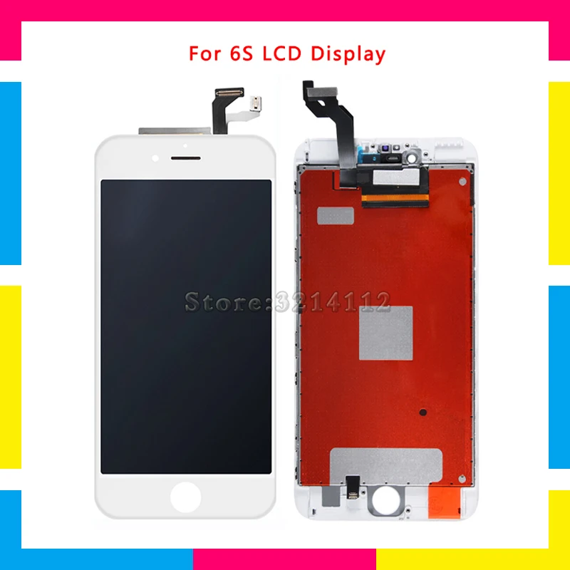 

AAA high quality LCD Display Screen With Touch Screen Digitizer Assembly For iphone 6S and 6S Plus Repair Parts Free shipping