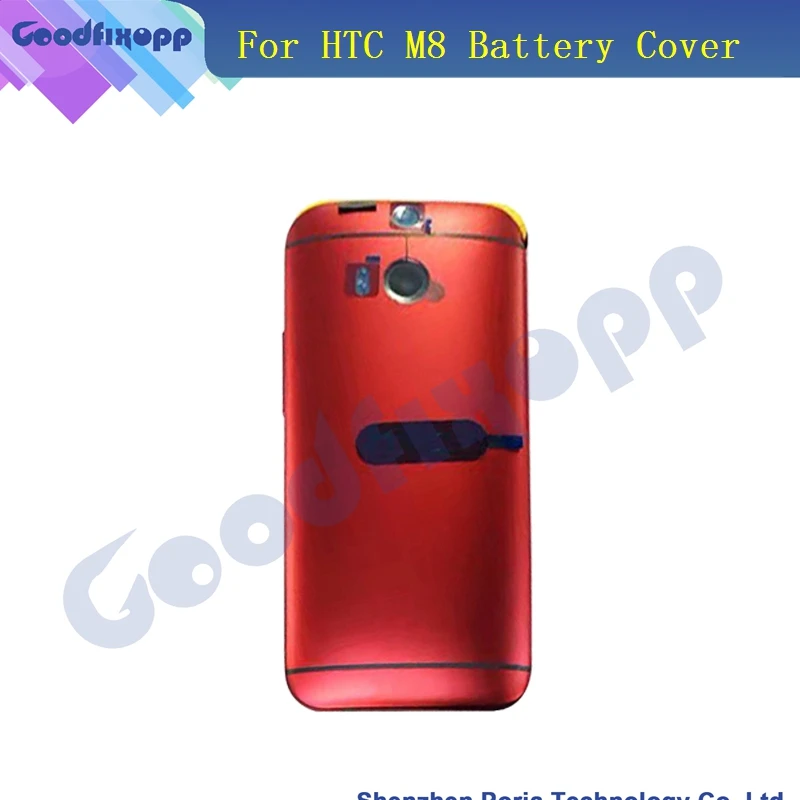 HTC0024 Original New For HTC One M8 831C  Back Battery Cover Rear Housing Door Case With Power Volume Button Key +Rear Camera Glass Lens(2)