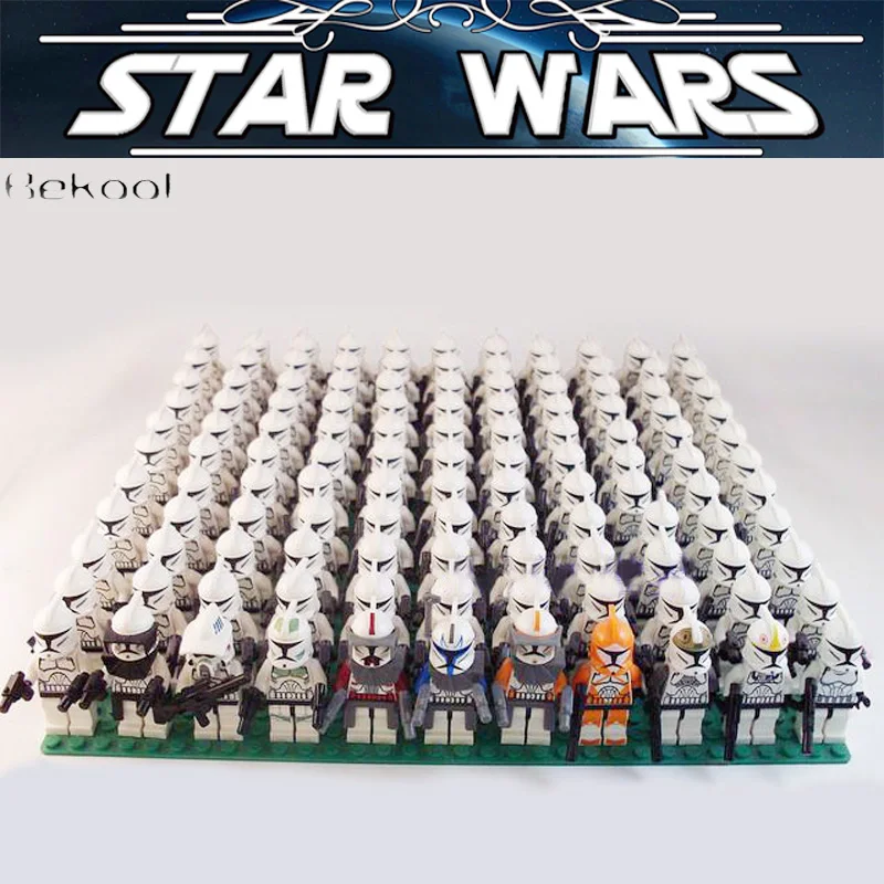 STAR WARS Set Stormtrooper Clone Trooper Armee Minifiguren Figuren Film Neu