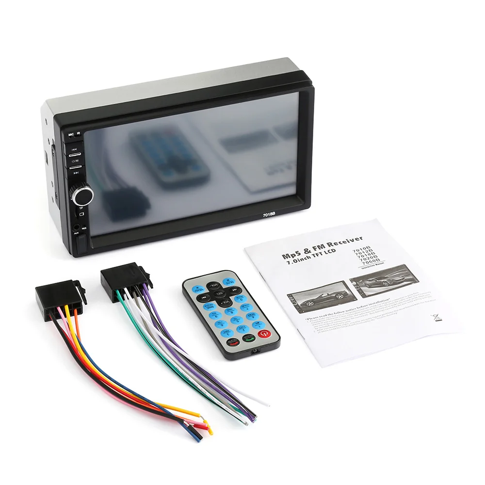 2 Din Car Radio Bluetooth Car Audio 7'' Touch Screen Car Music Video Player Support Rear View Camera AUX TF Card Audio Player 2 Din Car Radio Bluetooth Car Audio 7'' Touch Screen Car Music Video Player Support Rear View Camera AUX TF Card Audio Player