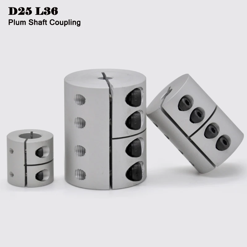 D25 L36 Motor Shaft Coupler 25*36 mm Rigid Clamp Coupling Dia. 25mm