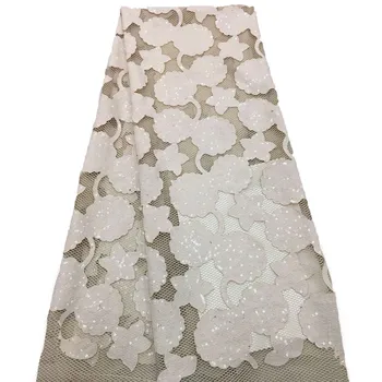 

Romance French Net Lace Fabric with Bling Sequins Garment Pansy Sequins French Tulle Lace Material Net Tulle Mesh Fabric F81-1