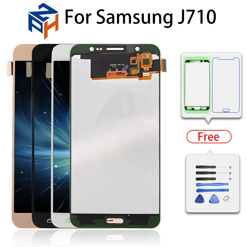 SM-J710F/DS J7 Дисплей для Samsung Galaxy 2016 j710 ЖК-дисплей J710FN J710M/DS Экран Замена сенсорного