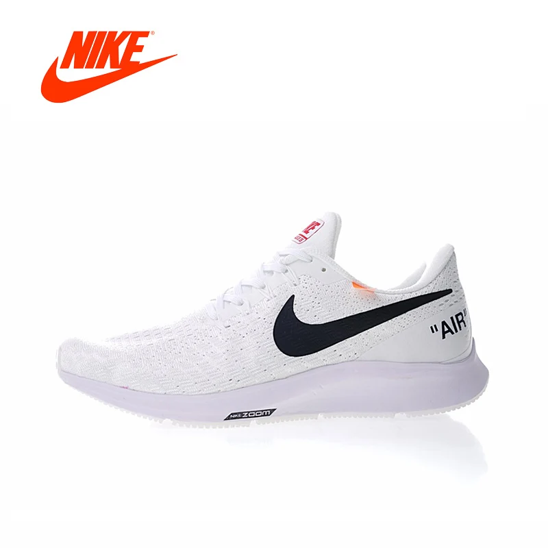 

Original New Arrival Authentic NIKE ZOOM PEGASUS 35 x Offwhite Men's Breathable Running Shoes Sneakers Sport Outdoor 942851-100