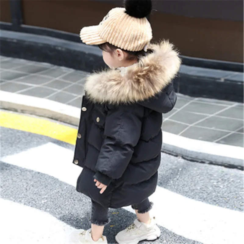 Scsech  Boys Girls Winter Coat Children Parkas Outerwear & Coats Pattern Warm Down Hooded Coat Boys Girls Clothes Jacket S8E05 (1)