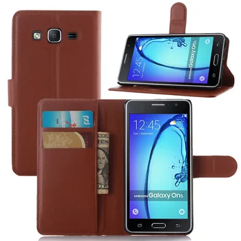 

case for Samsung Galaxy on5/on5 pro,30pcs/lot,TPU leather flip wallet case ,with kickstand&card holder,2016 New,free shipping