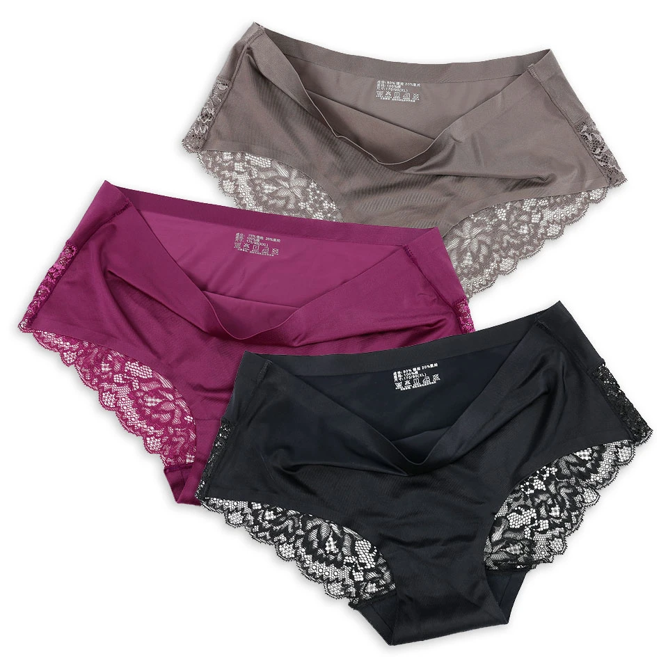 Culotte En Dentelle Solide Pour Femmes Culotte Sexy Sans Couture Culotte Taille Basse Pour Femmes Grande Taille Lingerie Sous Vetements Feminins Intimes Nouveau Aliexpress