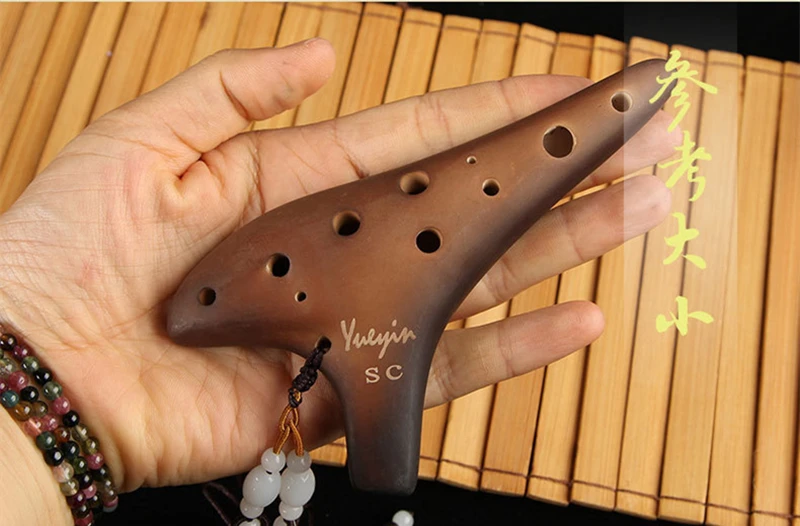AC 12-Hole Ocarina Edelweiss Red