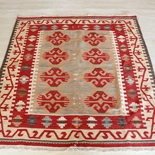 Килим Kilrim шерсть ручное плетение зарубежные земли нация ветер 100 гость зал для чайного столика, дивана Carpetgc193kilimyg40