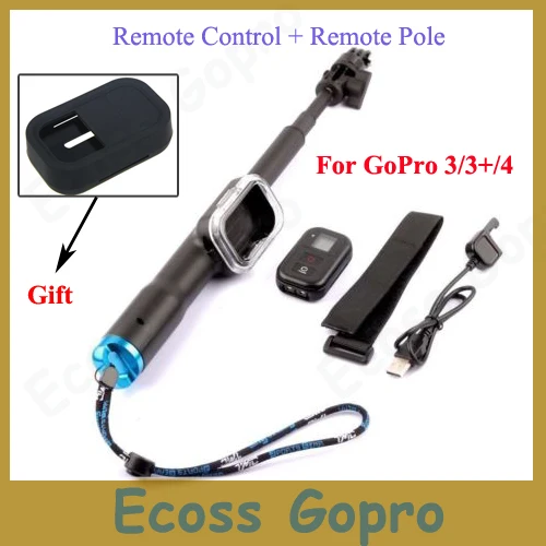 Телескопический монопод для GoPro Трипод + пульт дистанционного управления