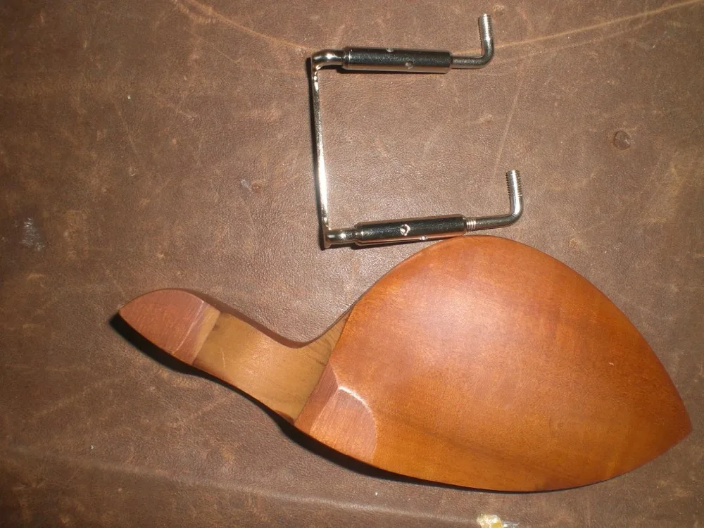 

1 PC of Jujube WOOD Violin Chin rest with SILVERcolor Chin rest screw all in 4/4 without chin rest holes