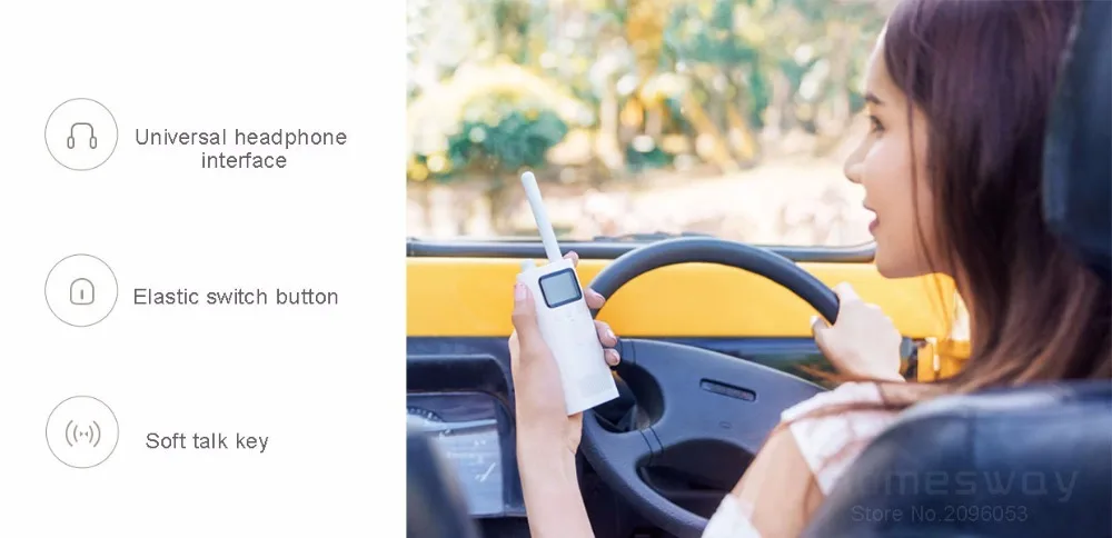 Xiaomi Mijia Walkie Talkie 8 дней в режиме ожидания Bluetooth 4,0 с fm-радио Handfree Talk смартфон приложение для обмена местоположением