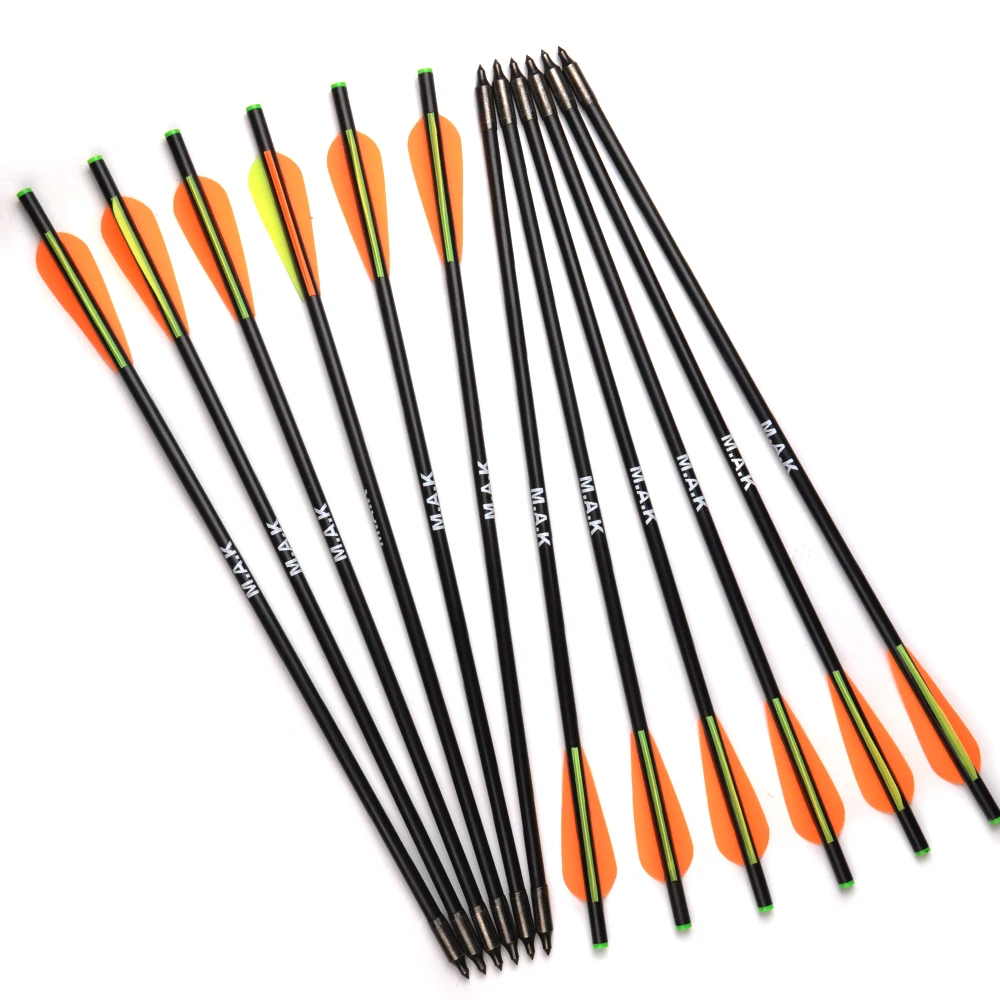 17/20 Inches Fiberglass Crossbow Arrows with Diameter 8mm Outer type