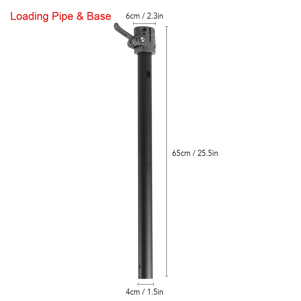 Электрический скутер полюса базы скутер загрузки трубы Замена основания скутер Запчасти для Xiaomi M365 Электрический скутер - Цвет: Loading Pipe Base