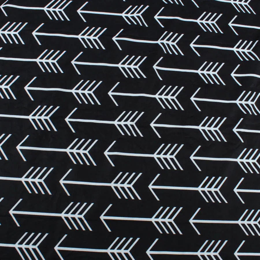 Стрела ткань спандекс с принтом высокие эластичные спортивные Леггинсы делая ткань по двору