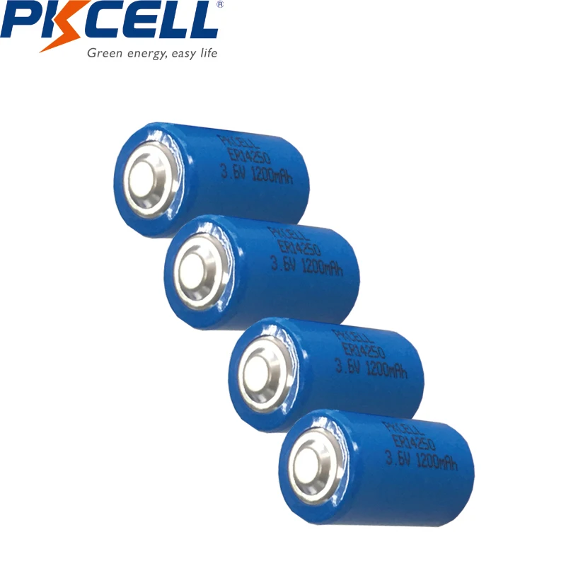 20 шт PKCELL 14250 ER14250 1200Mah 1/2AA 3,6 v литиевая батарея для gps воды метр электричества батареи