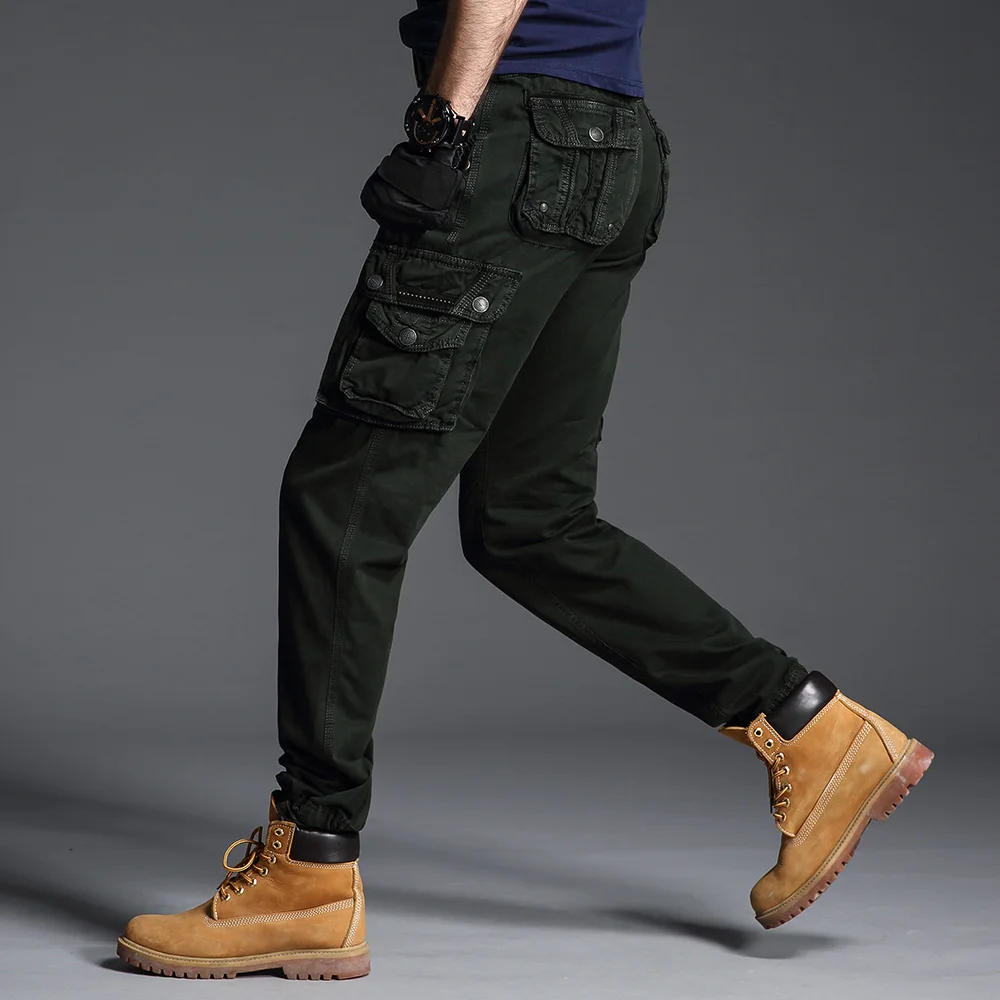 2019 New Spring Men Cargo Pants Mens Loose Army Tactical Pants Multi-pocket Trousers Male Army Khaki Military Overalls Clothes 2019 New Spring Men Cargo Pants Mens Loose Army Tactical Pants Multi-pocket Trousers Male Army Khaki Military Overalls Clothes