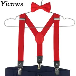 Yienws Red Baby Bowtie Suspenders Boys Leather Suspenders Bow Tie Pink Bowtie Braces for Children Tirantes Bebe 2.5*70cm YiA145 Yienws Red Baby Bowtie Suspenders Boys Leather Suspenders Bow Tie Pink Bowtie Braces for Children Tirantes Bebe 2.5*70cm YiA145