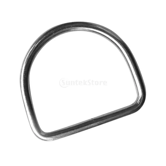 316 Stainless Steel Scuba Diving D Ring for 5cm Weight Belt bing