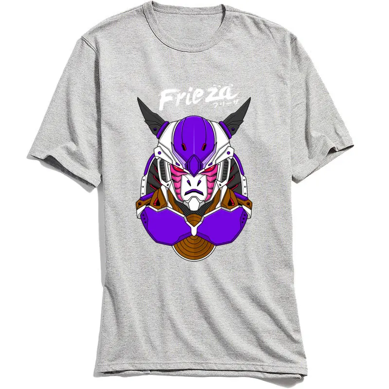 Crewneck Robo Frieza Cotton Men T Shirts Casual Short Sleeve Tops & Tees Coupons Casual Tshirts Top Quality Robo Frieza grey