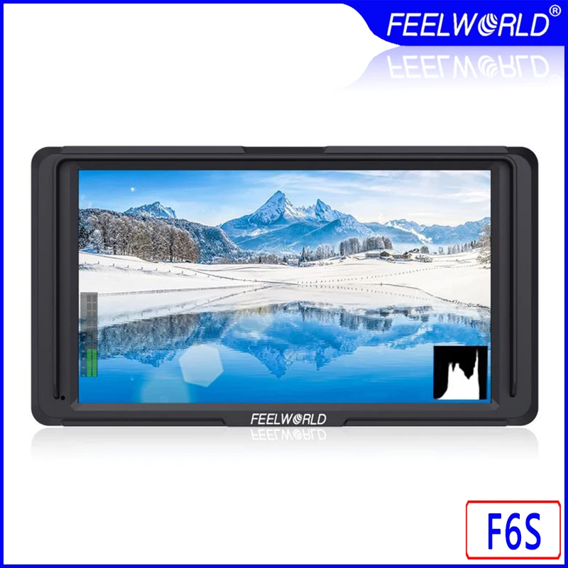Feelworld F6S 5 дюймов на Камера полевой монитор F6 обновленная версия 4K HDMI Вход Full HD 1920x1080 ips для Камера шарнирный стабилизатор видео