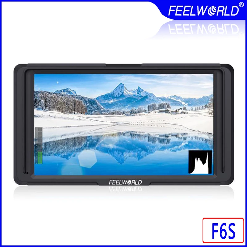 

Feelworld F6S 5 Inch On-Camera Field Monitor F6 Updated Version 4K HDMI Input Full HD 1920x1080 IPS for Camera Video Stabilizer