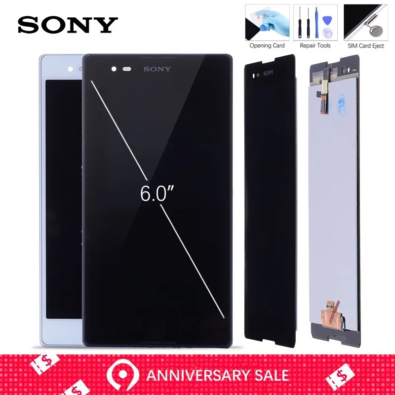 

6.0'' Original LCD For SONY Xperia T2 Ultra D5303 LCD Display Touch Screen D5322 D5306 XM50h For SONY Xperia T2 Ultra LCD