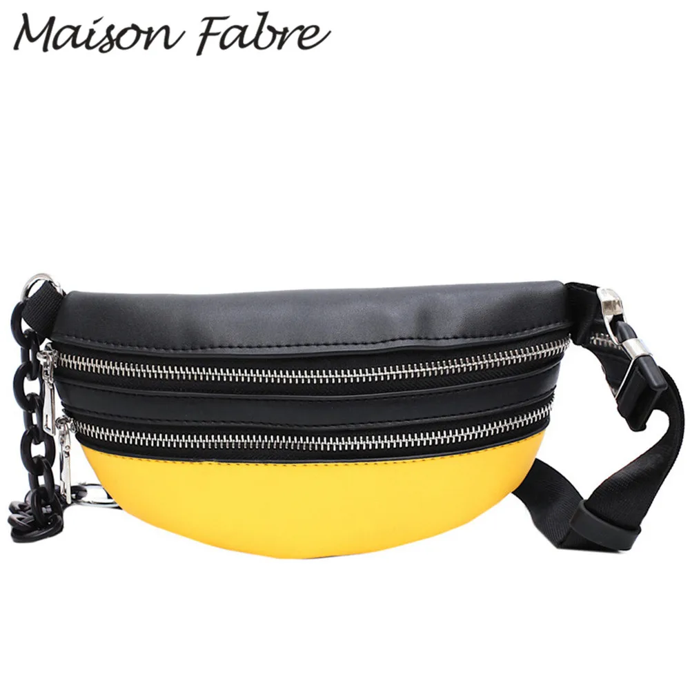 

Maison Fabre Bag women Leather handbags phone girls solid chest bag women 2019 messenger crossbody bag ladies zipper handbags