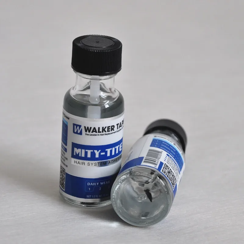 0.15ml MITY-TITE Transparent Hair System Adhesive Brush-on For Lace Wig/Toupee/Closure Profession Hair Adhesive