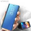 Smart APP Mirror Clear View Flip Stand Case For LG V30 V40 V50 Shockproof Flip Leather Cover For LG G8 K50 Q60 Protective Cases ► Photo 1/6