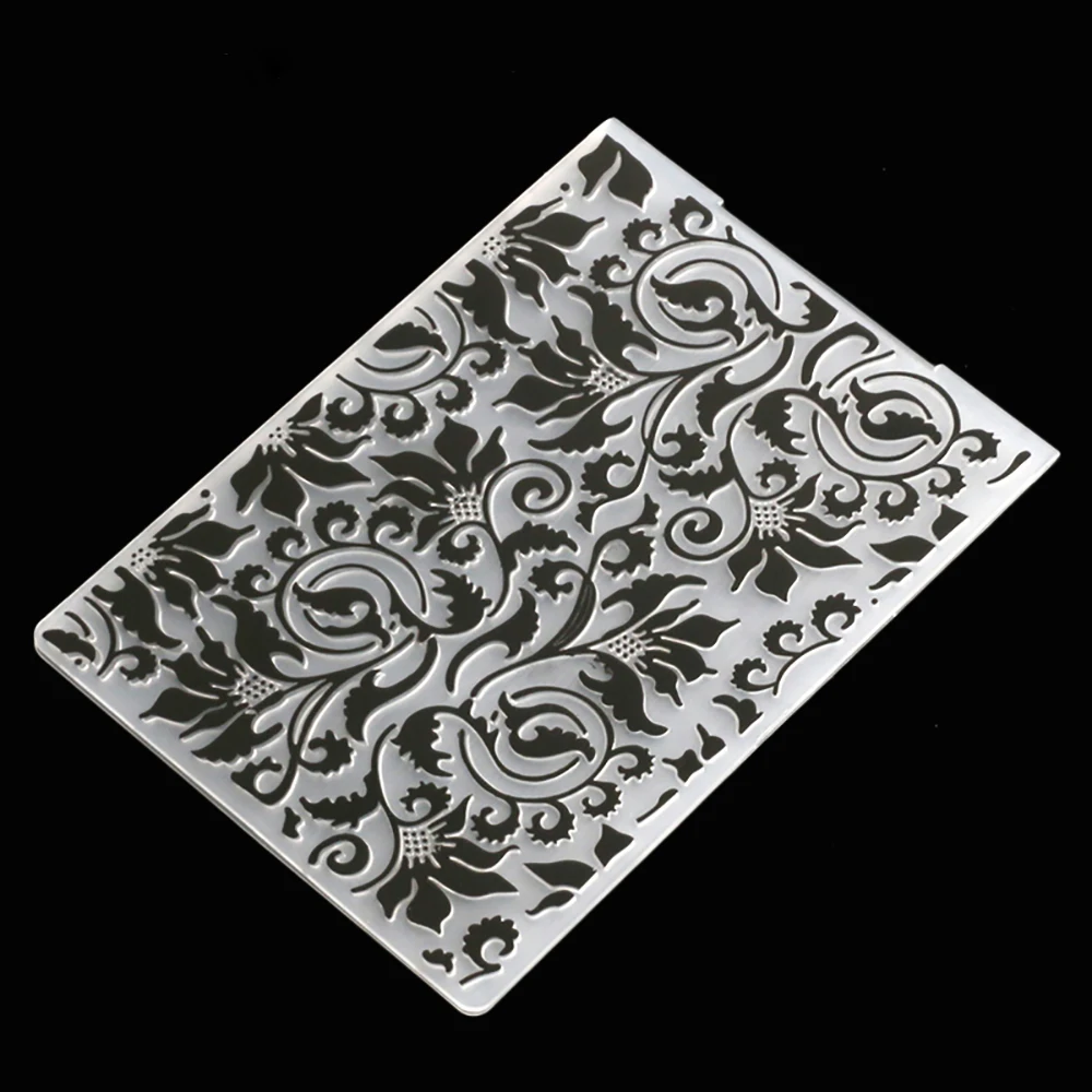 

Plastic Embossing Folder Template 1Pcs Flower Rattan Card Making Paper Cards Album Scrapbooking Embossing Folder Template