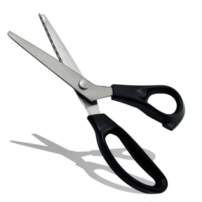 

50 pcs Stainless Steel Pinking Shears Scissors Scallop Cutter 5mm Sewing Decorative Craft SN681