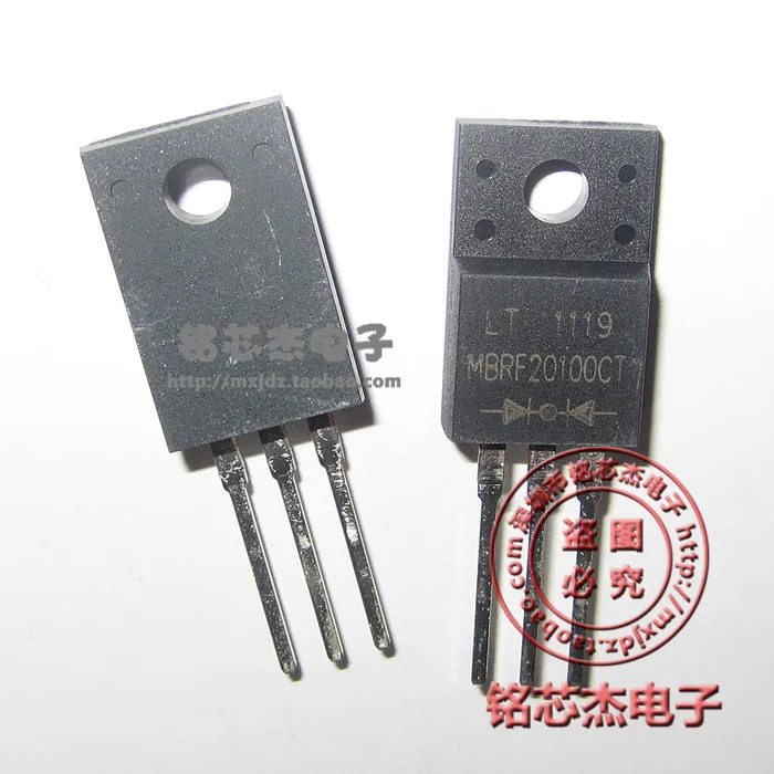 Диоды и выпрямители Schottky MBR20100CT MBR20100 MBR20100C MBR20100G B20100G 20A 100V TO-220 новинка оригинал |