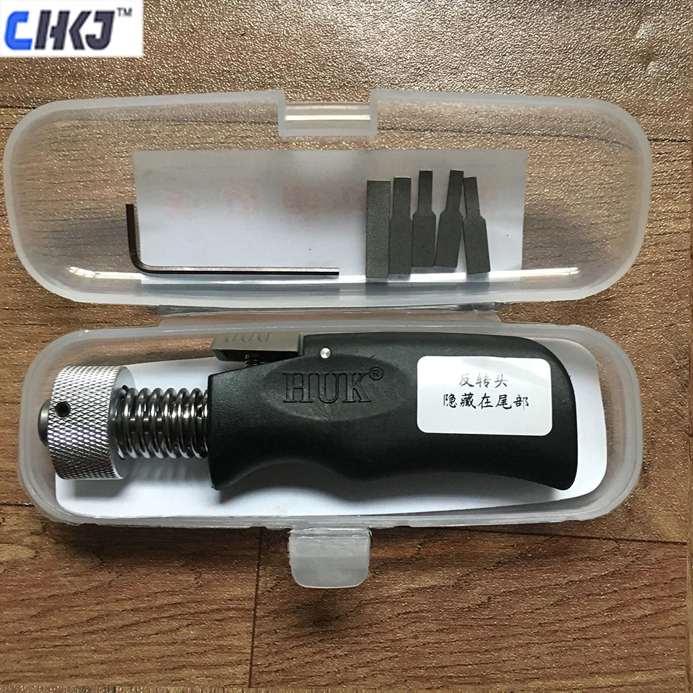 

CHKJ New HUK Black Multifunctional Plug Spinner Quick Turning Tools for Locksmith Tool Free Shipping