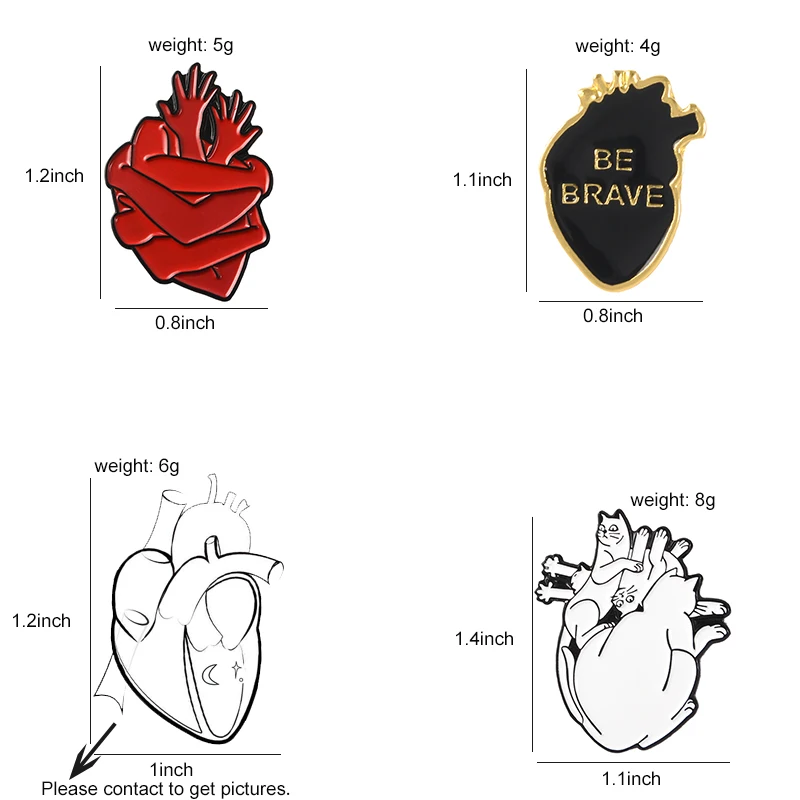 Organ Heart коллекция эмалированная булавка Ван Гог Звездная Ночная волна Вселенная сломанная Hug брошь "Роза" сумка нагрудная булавка бижутерия подарок