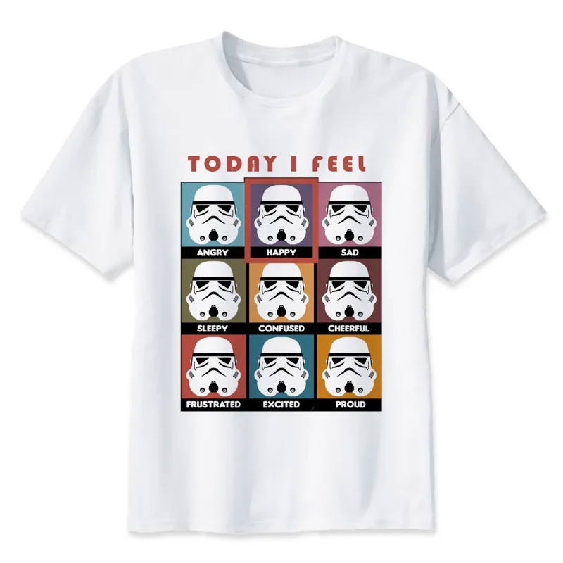 Футболка star wars men funny darth vader, футболка starwars porg stormtrooper bb8, топ, футболка, одежда, футболка star-wars