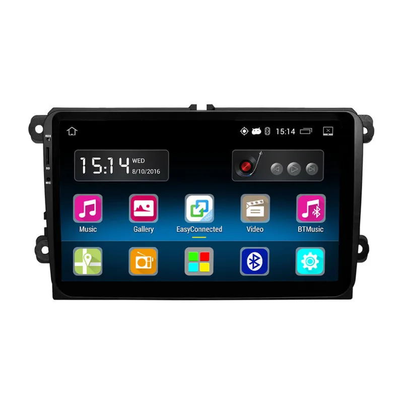 Дешевый Rm vwty90 9 дюймов Android 5.1 штатную стерео проигрыватель A2DP GPS 1 г DDR3 + 16 г памяти NAND Flash для VW Passat Гольф Jetta Мужские поло