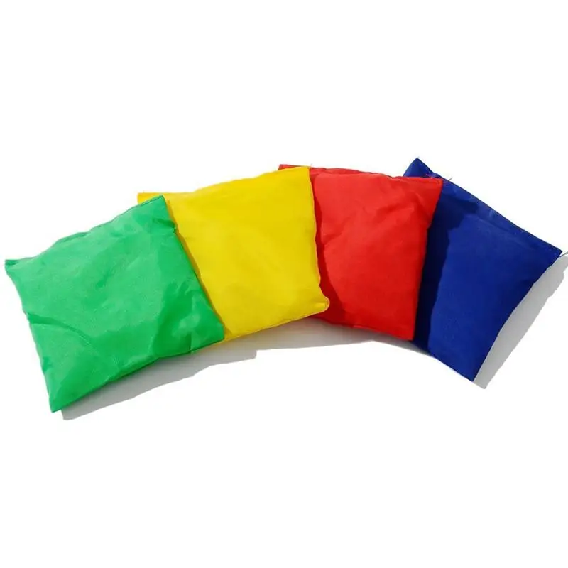 Us 6 85 37 Off 2 Pcs Sport Time Heavy Duty Bean Bag Waterproof Beanbags For Kids Outdoor Indoor Playing Red And Yellow In Gags