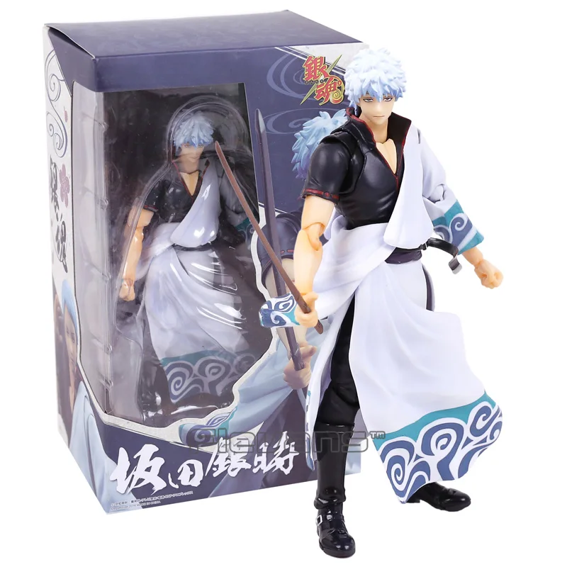 MegaHouse Variable Action Heroes GINTAMA Silver Soul Sakata Gintoki PVC Action Figure Collectible Model Toy 18cm MegaHouse Variable Action Heroes GINTAMA Silver Soul Sakata Gintoki PVC Action Figure Collectible Model Toy 18cm