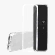 Protective Case for Apple TV 4 Remote Control Case With Soft Clear TPU Protective Case Sleeve Cover Case Dustproof