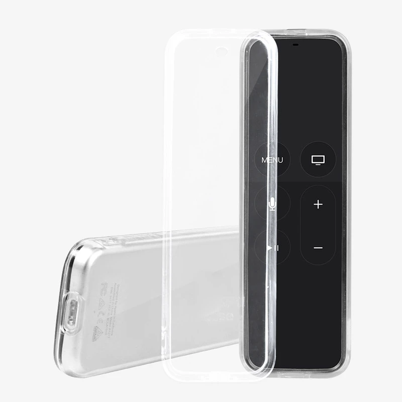 

Protective Case for Apple TV 4 Remote Control Case With Soft Clear TPU Protective Case Sleeve Cover Case Dustproof