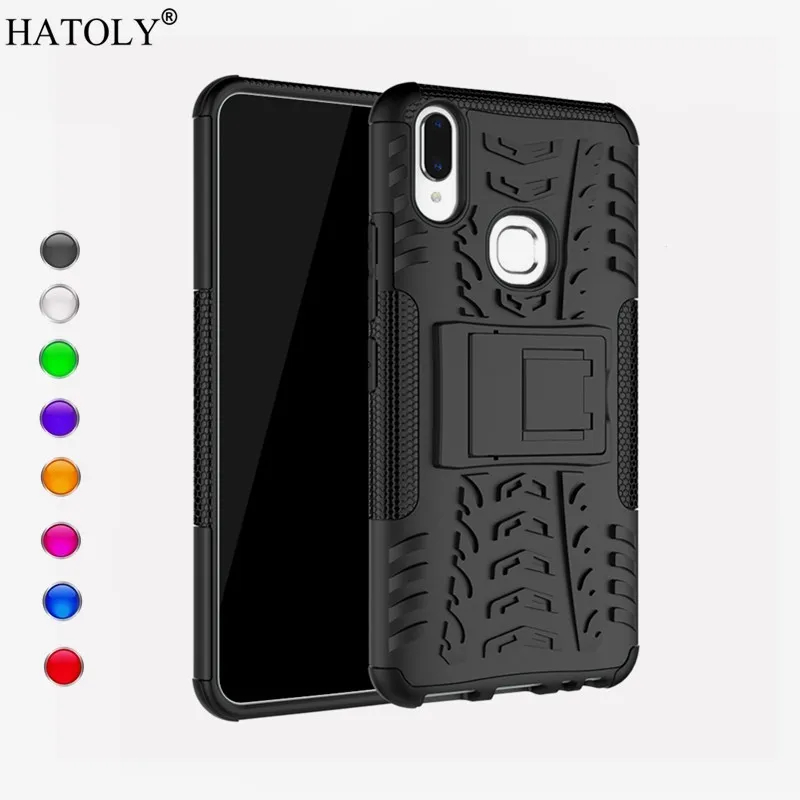 Vivo V9 Case Back Cover BBK Vivo V9 / Y85 Silicone & Plastic Armor Case Bumper Vivo V9 Capas Coque Fundas Etui HATOLY Vivo V9 Case Back Cover BBK Vivo V9 / Y85 Silicone & Plastic Armor Case Bumper Vivo V9 Capas Coque Fundas Etui HATOLY