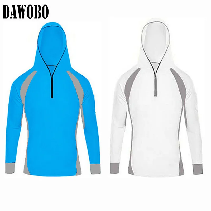 DAWOBO Quick Dry Fishing Clothing Long Sleeve Shirt Summer Quick Drying