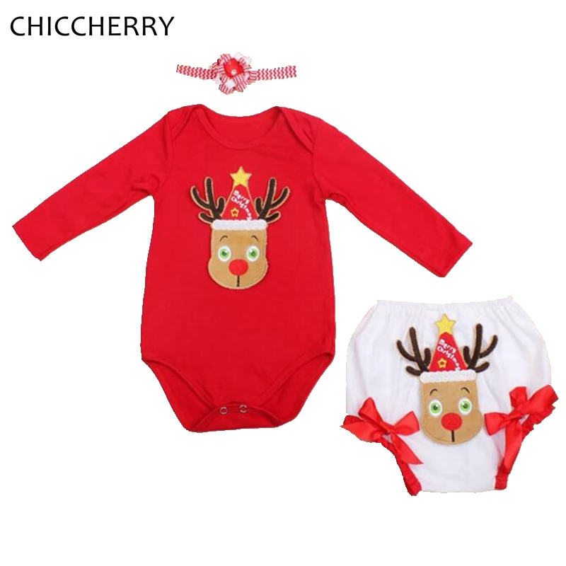 Beb/é Navidad Vestido 2 Piezas Traje para Ni/ña Reci/én Nacida Conjunto Mameluco de Manga Larga con Dibujo de Reno Falda Leopardo Ropa Disfraz de Giesta Navidad para Beb/és 0-18 Meses
