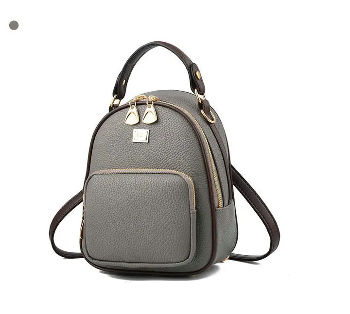 Качественный кожаный винтажный рюкзак через плечо, Женская мини сумка, школьный рюкзак для девочек, дорожные сумки для телефона B42-88
