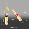 Conector de clavija de plátano dorado de 4mm para amplificador de Audio y vídeo, conector de Cable de altavoz, 24k, R, 2 uds./1 par ► Foto 2/6