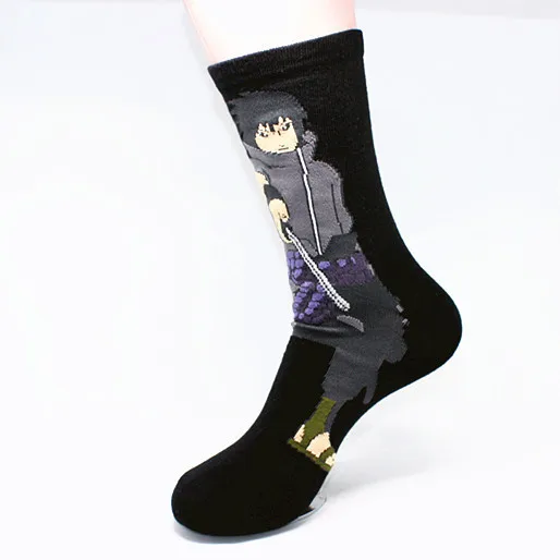 Японские Аниме Узумаки Наруто носки Tsunade Rock Lee новинка персонализированные мужские носки комфорт Пот абсорбирующие жаккардовые хлопчатобумажные носки