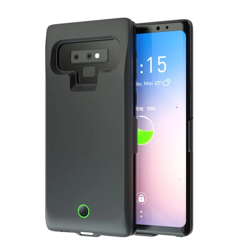 7000 мАч для Note 9 power Bank чехол для резервного копирования батарея зарядное устройство чехол для samsung Galaxy Note 9 чехол для блока питания - Цвет: Black