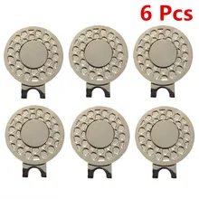 Golf Hat Clips 2 Pcs 3 Pcs 6 Pcs Hat Clips Marker Caps Belt Official Alloy Magnetic Golf Accessories Alignment Set Finger Ten