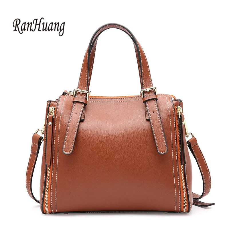 

RanHuang New 2018 Women Fashion Handbags Genuine Leather Handbags Ladies Cow Leather Shoulder Bags Designer Handbags A1301